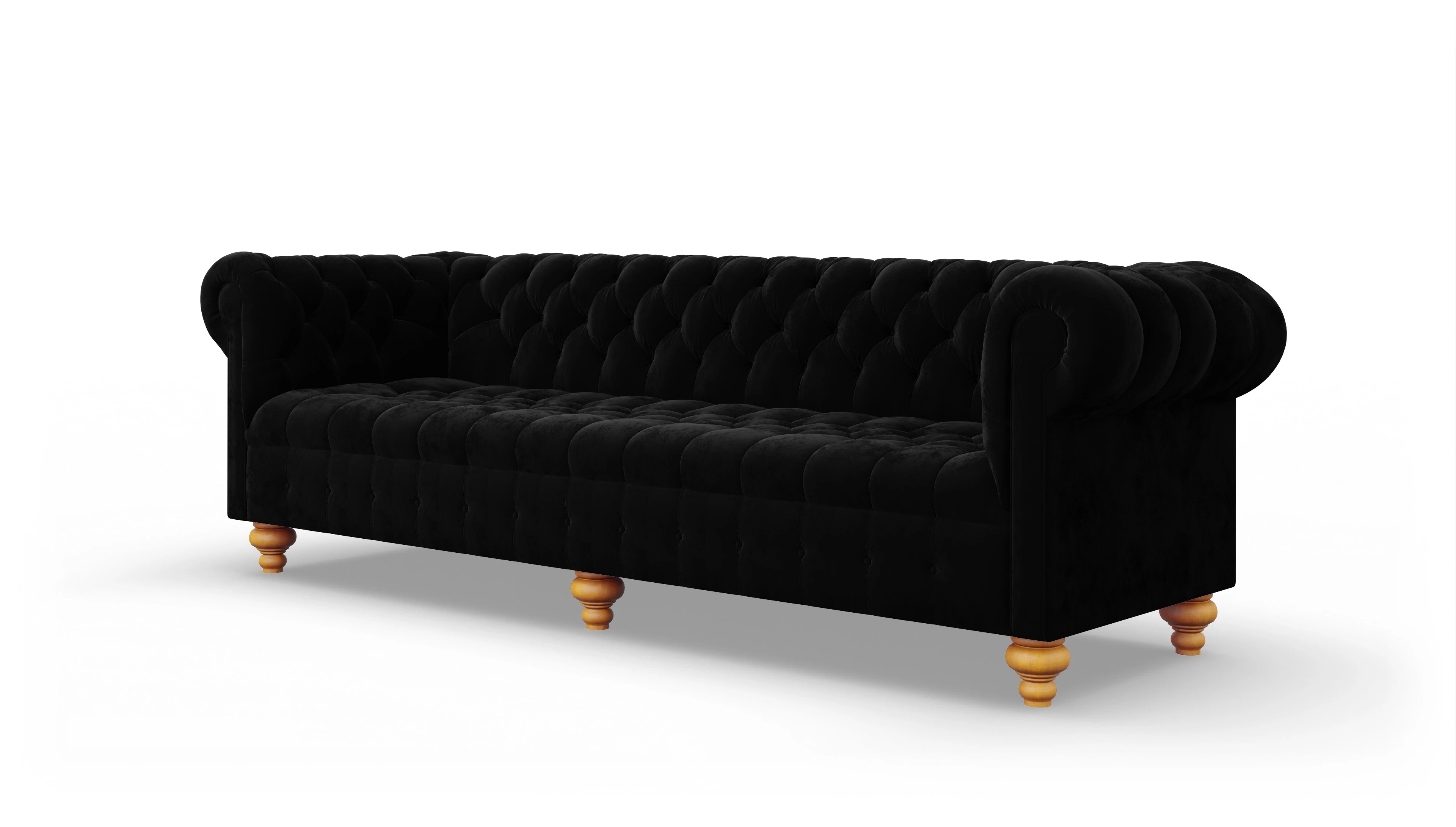 Victorian Chesterfield Samtsofa Liberty